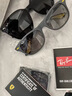 雷朋（RayBan）七夕情人节礼物太阳镜男女款时尚大框墨镜舒适眼镜0RB4423D 实拍图