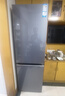 海尔（Haier）零嵌入式冰箱410升双开门家用风冷无霜一级能效双变频两门电冰箱超薄 底部散热 国家补贴以旧换新 【丝缎灰】410升全空间保鲜+EPP超净系统 实拍图