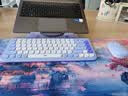 罗技（Logitech）POP ICON KEYS无线蓝牙键盘 AI轻音薄膜电脑办公键盘鼠标套装mac ipad键鼠套装泡泡键盘自定义85键 POP ICON COMBO 紫色 实拍图