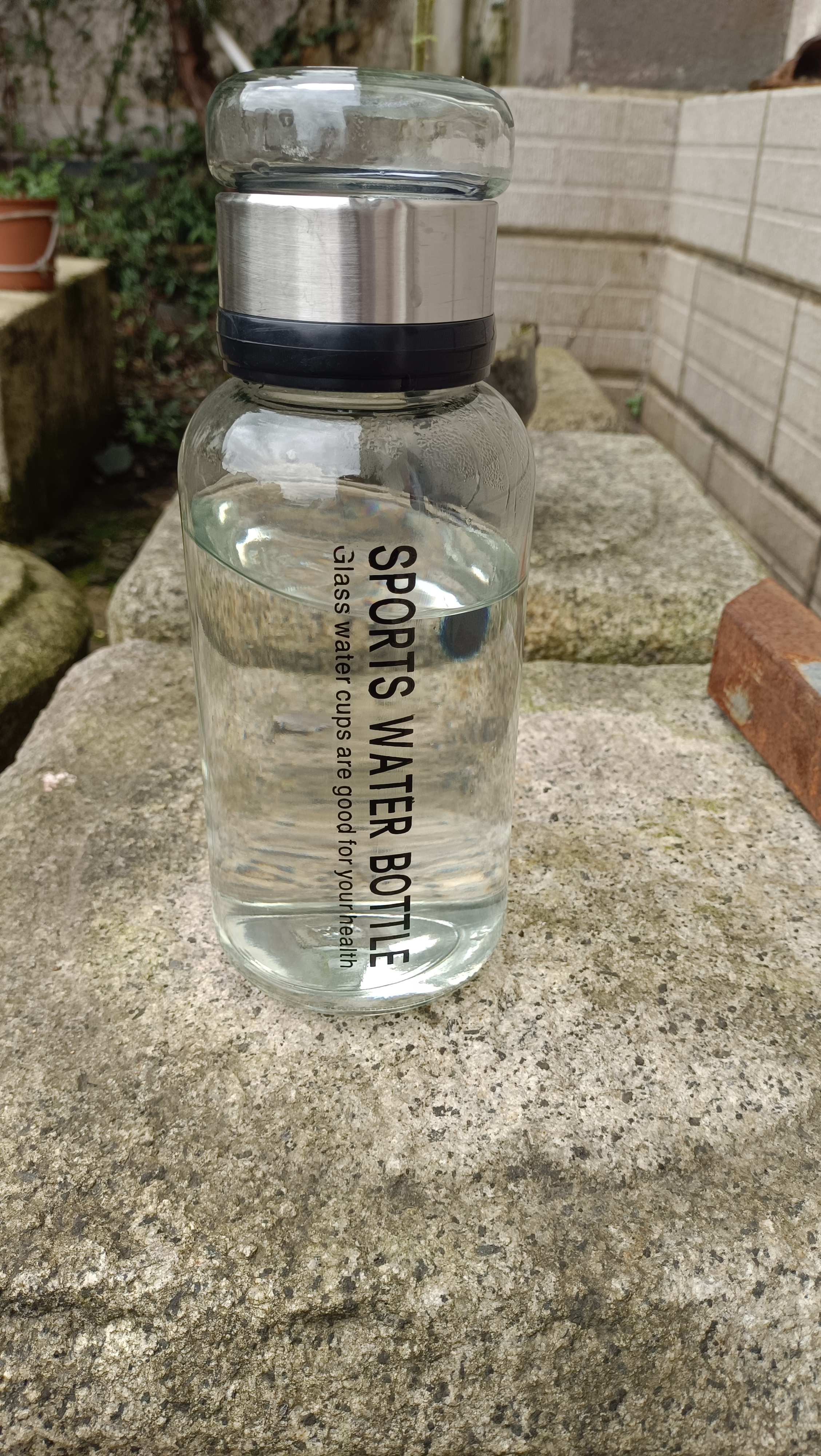 FGHGF大容量玻璃水杯耐高温带杯套茶水分离杯便携网红泡茶杯 玻璃吨吨杯带杯套1000ml1只 实拍图