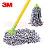 3M 思高一拖净棉线布条吸水无纺布拖把墩布家用一拖净老式传统拖把 棉线拖把1杆+2头 实拍图