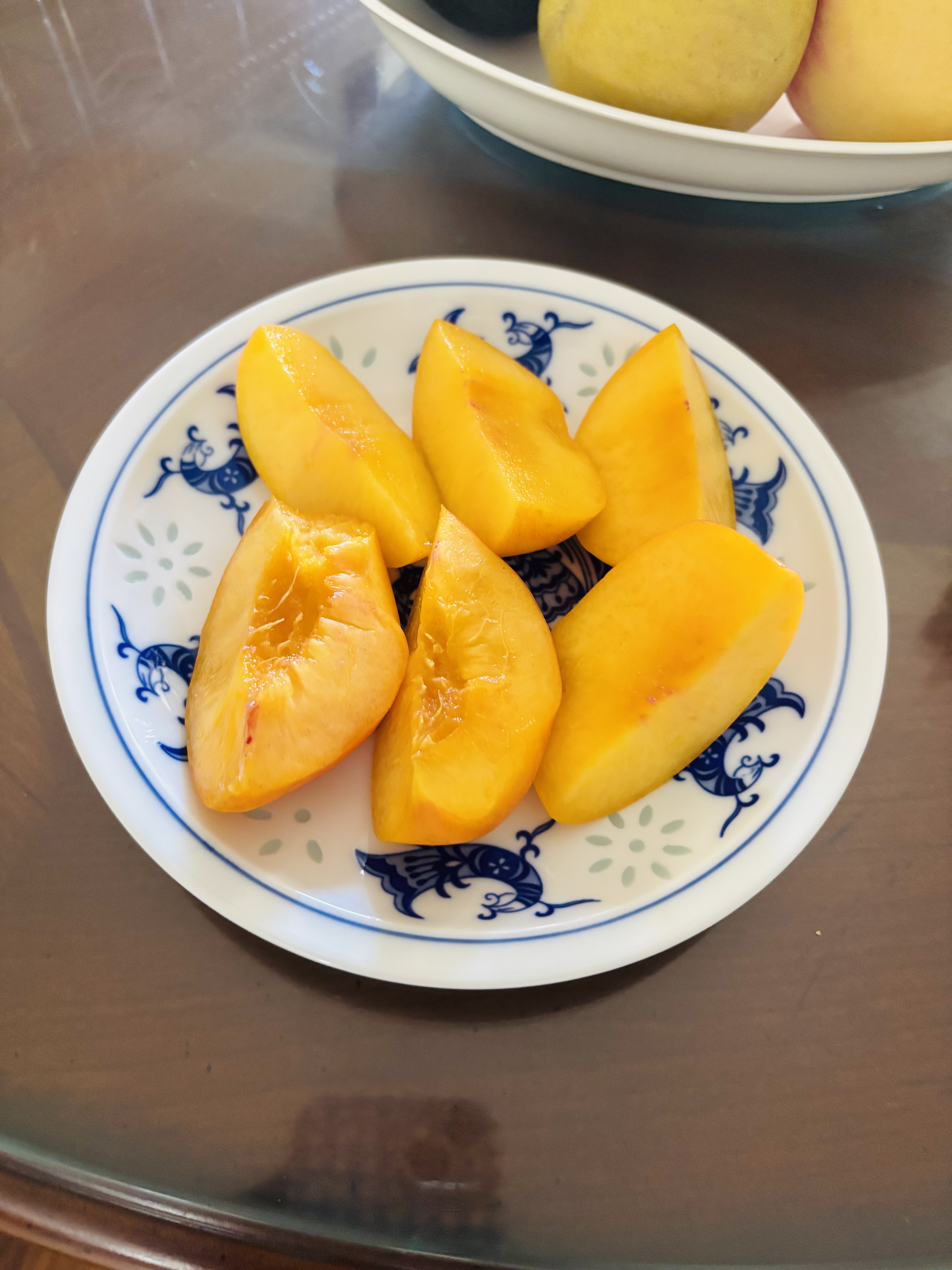 景德镇（jdz）高温釉下彩餐具白瓷饭碗汤碗鱼盘青花玲珑散件搬家礼物可微波炉 孔雀骨碟 2个 6英寸 实拍图