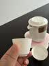 瓷牌茗茶具德化白瓷旅行茶具套装便携式户外露营一壶四杯快客杯商务礼品 实拍图