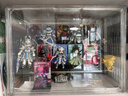 纳鸣盲盒展示盒手办展示柜大容量亚克力集装箱透明防尘泡泡玛特收纳盒 【特大号-全透明】可置4层 实拍图