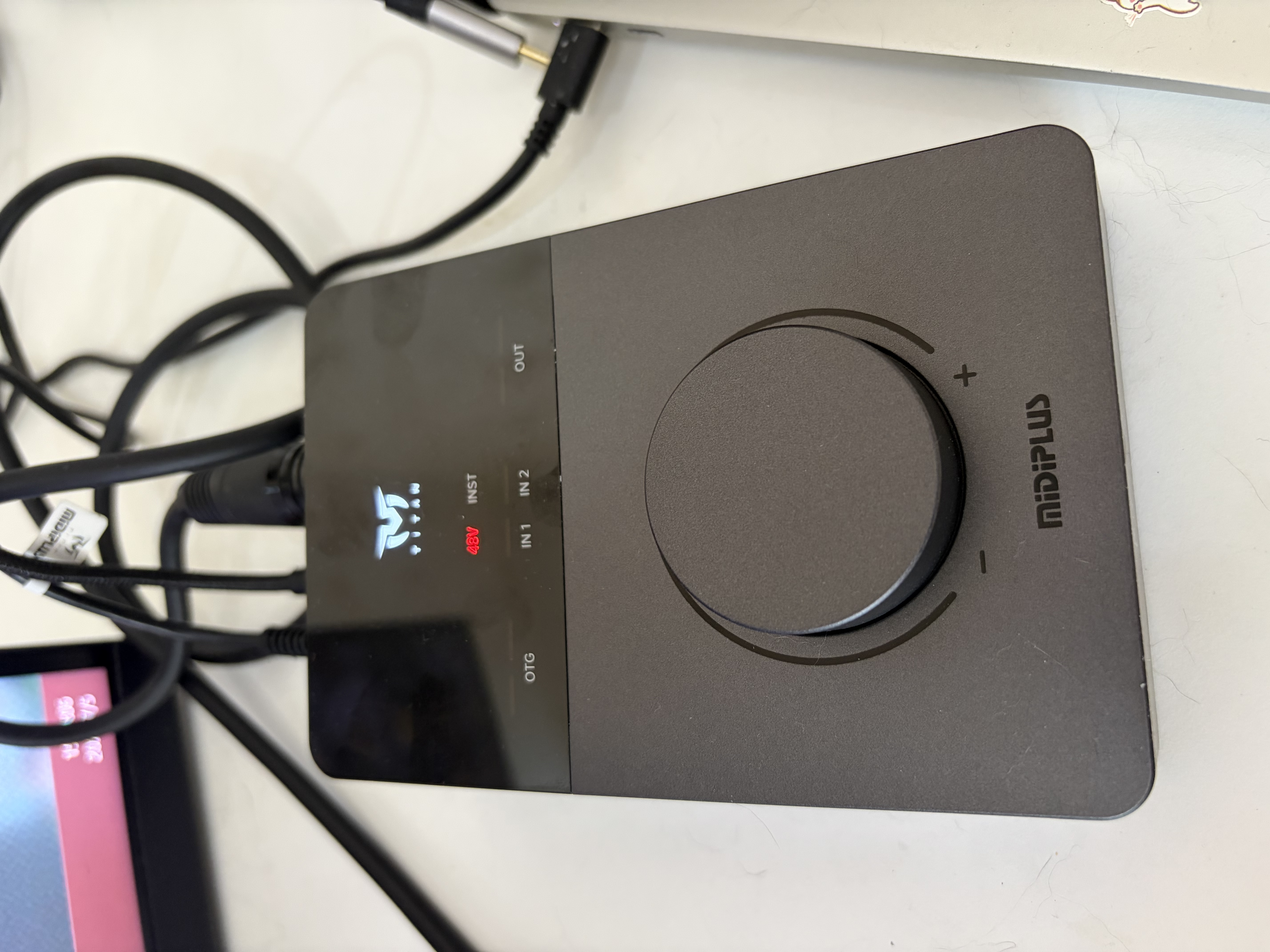 MIDIPLUSTITAN泰坦Q3声卡手机电脑唱歌OTG直播迷笛录音设备高端新品声卡 实拍图