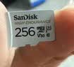闪迪（SanDisk）256GB TF（MicroSD）4K内存卡 行车记录仪 监控摄像头专用 循环录制20,000小时 高耐用存储卡 实拍图