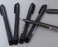 斑马牌（ZEBRA）小楷 学生毛笔练字笔 书法笔请柬笔 WF1 银灰笔杆 5支装 实拍图