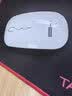 联想（Lenovo）无线鼠标无线静音蓝牙鼠标可充电轻薄便携笔记本电脑ipad平板安卓苹果手机通用无线商务办公鼠标 白色-双模版【左右静音按键】 无线蓝牙鼠标【Type-c充电/配充电线】 实拍图
