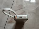 荣耀亲选移动电源100W自带线版20000mAh3C认证上飞机充荣耀华为苹果手机平板电脑快充钛金色户外储能电源 实拍图