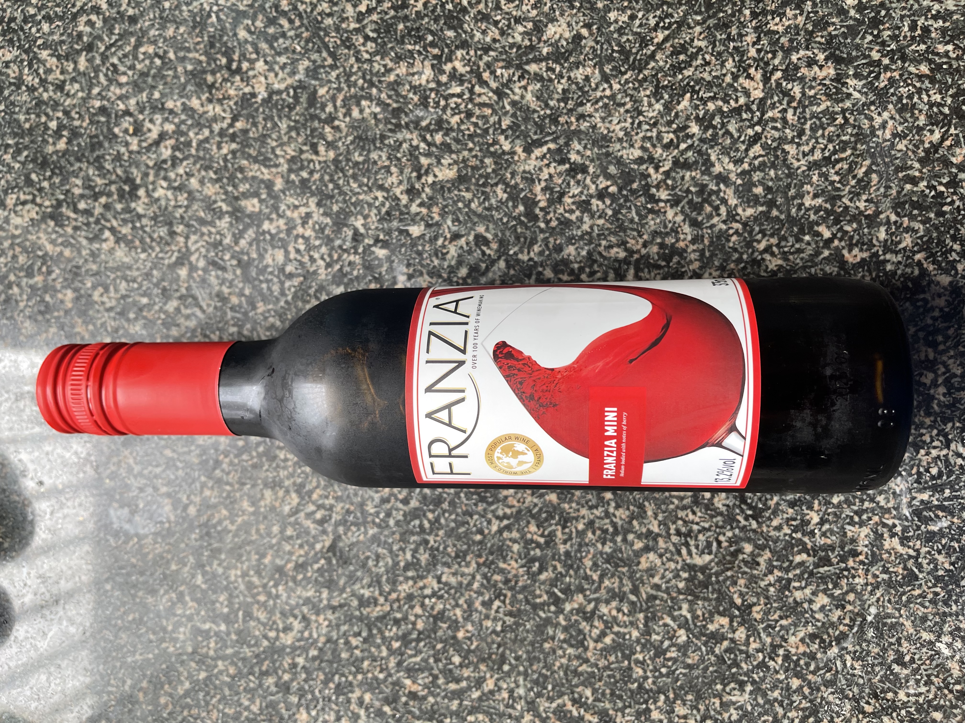 FRANZIA芳丝雅迷你红375ml瓶装半干型红葡萄酒  聚餐日常口粮红酒 实拍图