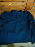 七匹狼长袖t恤男固色简约秋季翻领纯棉polo保罗衫男装商务纯色打底衫 宝蓝-3.0升级纯棉固色 XL 175/92A(XL) 实拍图