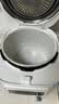 东芝（TOSHIBA）【旗舰新品】小白露风冷电压力锅 5L 4-8人高压锅家用IH锁鲜0排气 纯钛0涂层+陶瓷双胆PC-50MXVC 实拍图