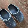 卡骆驰（CROCS）贝雅卡骆班儿童洞洞鞋沙滩鞋男女童包头拖鞋/207018/207019 深蓝色-410 28 (165mm) 实拍图