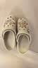卡骆驰（CROCS）【预售】白鹿同款经典云朵洞洞鞋时尚百搭女鞋花园鞋|206750 骨白色-2Y2(含智必星)【预售】 38 (240mm) 实拍图