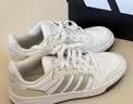 adidas ENTRAP美式校园风运动少年感复古篮球风板鞋男女阿迪达斯 汉玉白/岩层橄榄绿/银灰绿   41 实拍图