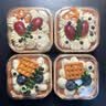 帕帕罗蒂纸杯蛋糕模具带盖方形烘焙纸托食品级包装盒防油纸杯50套(小蛋糕) 实拍图