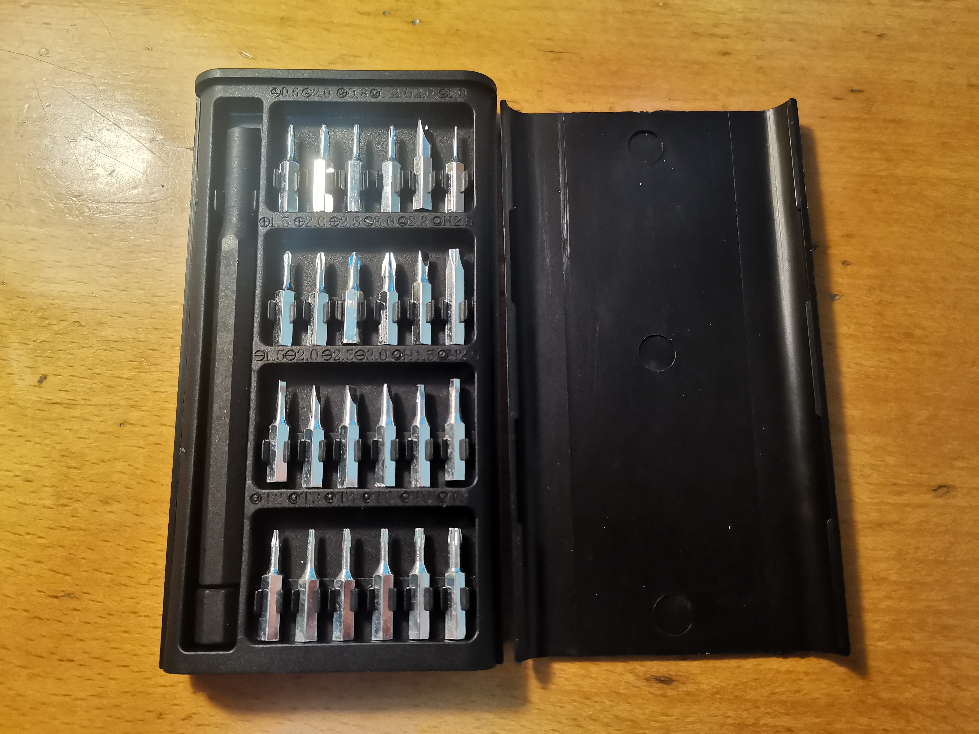 小螺丝刀套装拆手机平板眼镜维修工具精密十字异形 25合一塑料杆-活动专享 实拍图