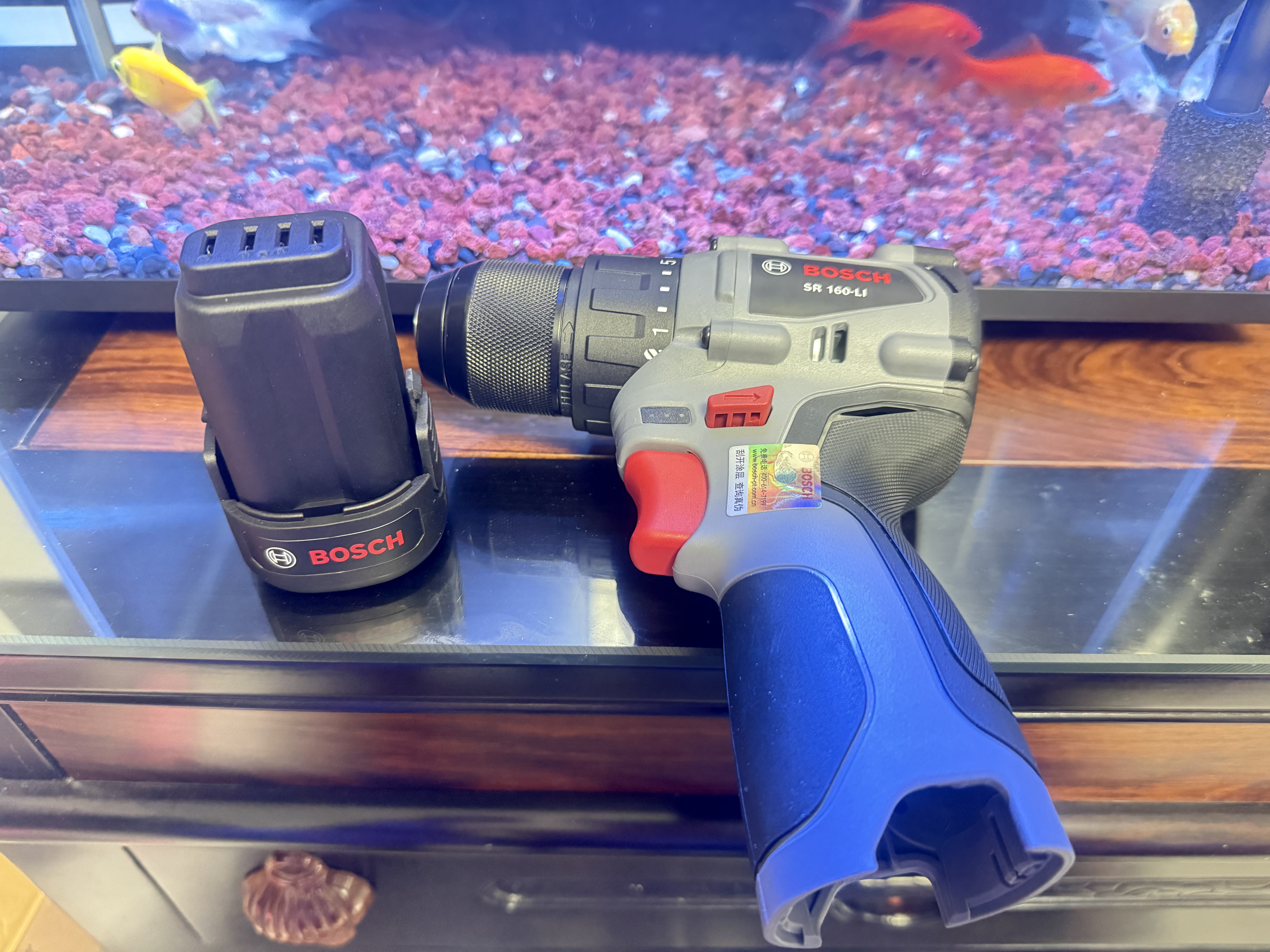 博世（BOSCH）手电钻16V锂电电动螺丝刀55牛米大扭矩起拧家用SR160两电一充 晒单实拍图