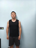 罗蒙（ROMON）男士保暖衣背心男羽绒蚕丝德绒无痕坎肩10A抗菌内衣马甲 黑 L 实拍图