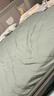 水星家纺床上四件套60支长绒棉刺绣被套纯棉四季中式套件床单款1.5x2米床-天鹅蓝 实拍图