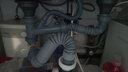潜水艇（Submarine）CSQ-2C菜盆下水管双槽水槽防臭省空间下水管ABS材质拉伸95厘米 实拍图