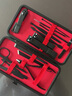 小天籁（XIAO TIAN LAI）指甲刀全套指甲剪工具包指甲钳修脚刀挖耳勺鼻毛修剪器修指甲套装 红黑牙签纹15件套 实拍图