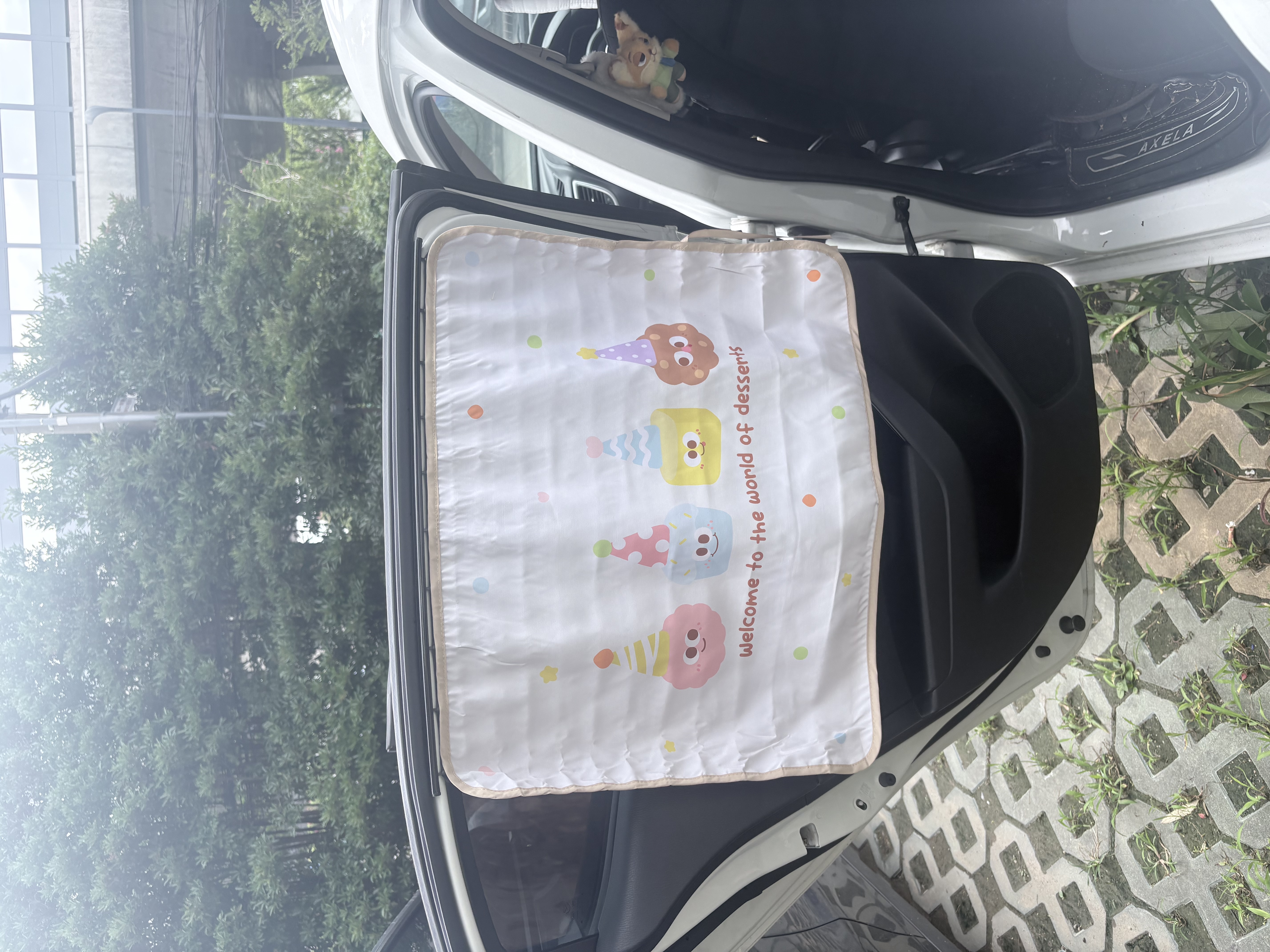 繁夏汽车遮阳帘隐私帘子防晒隔热挡窗帘宝宝挡光儿童车载卡通长途出行 实拍图
