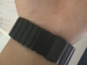 JINGZ适用苹果手表iwatch s10/s11表带纯钛金属ultra3/2钛合金apple watch磁吸9/8/7/6米兰尼斯夏季男女 新【黑色】纯钛丨磁吸45/46/44/49mm 实拍图