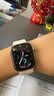 Apple/苹果 Watch S11 智能手表GPS款42毫米玫瑰金色铝金属表壳淡桃粉色运动型表带S/M MEUN4CH/B 实拍图