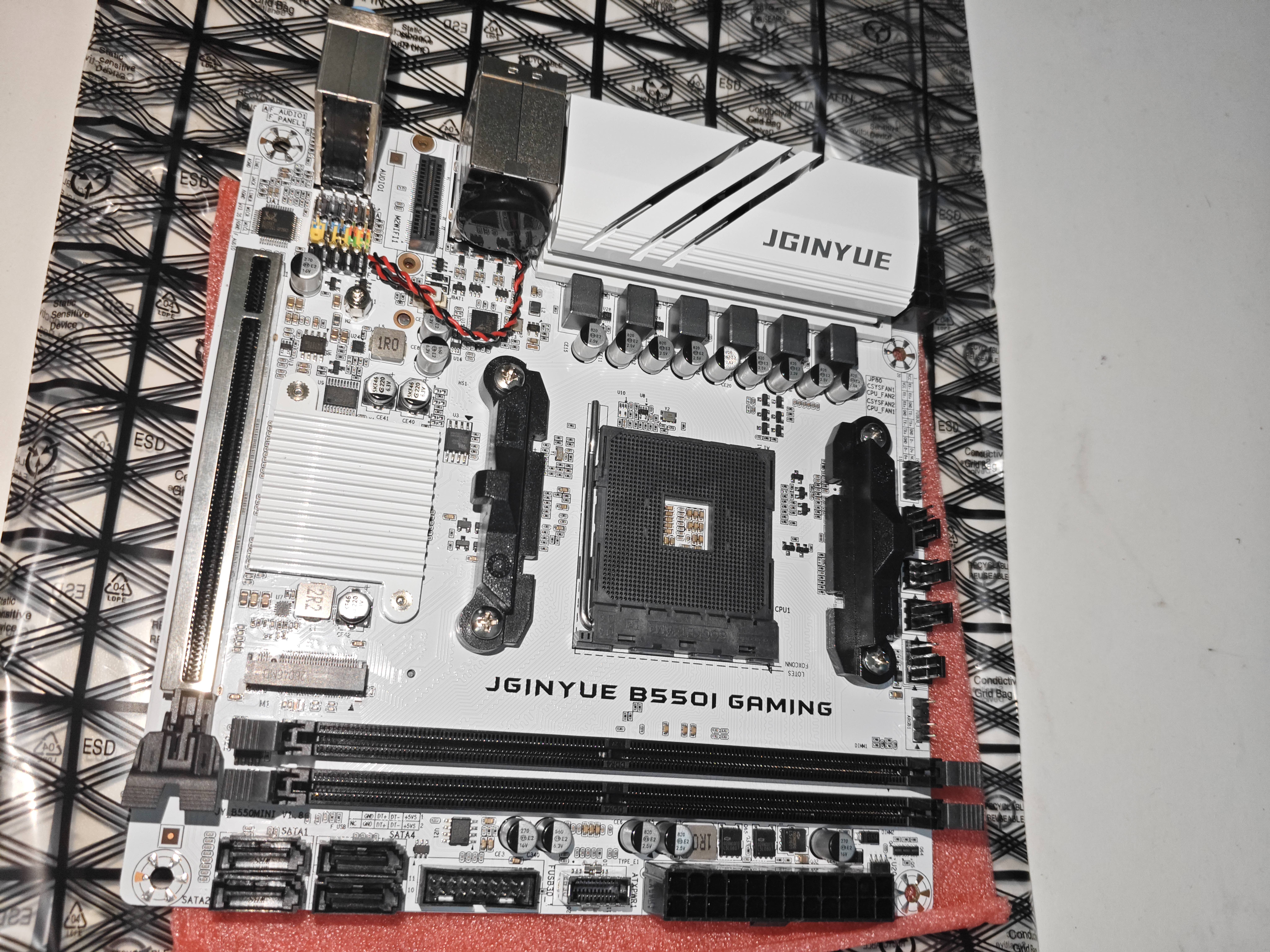 精粤B550i GAMING 迷你ITX主板DDR4内存 支持AM4锐龙 5500X3D/5600/5700X AMD B550/Socket AM4 实拍图