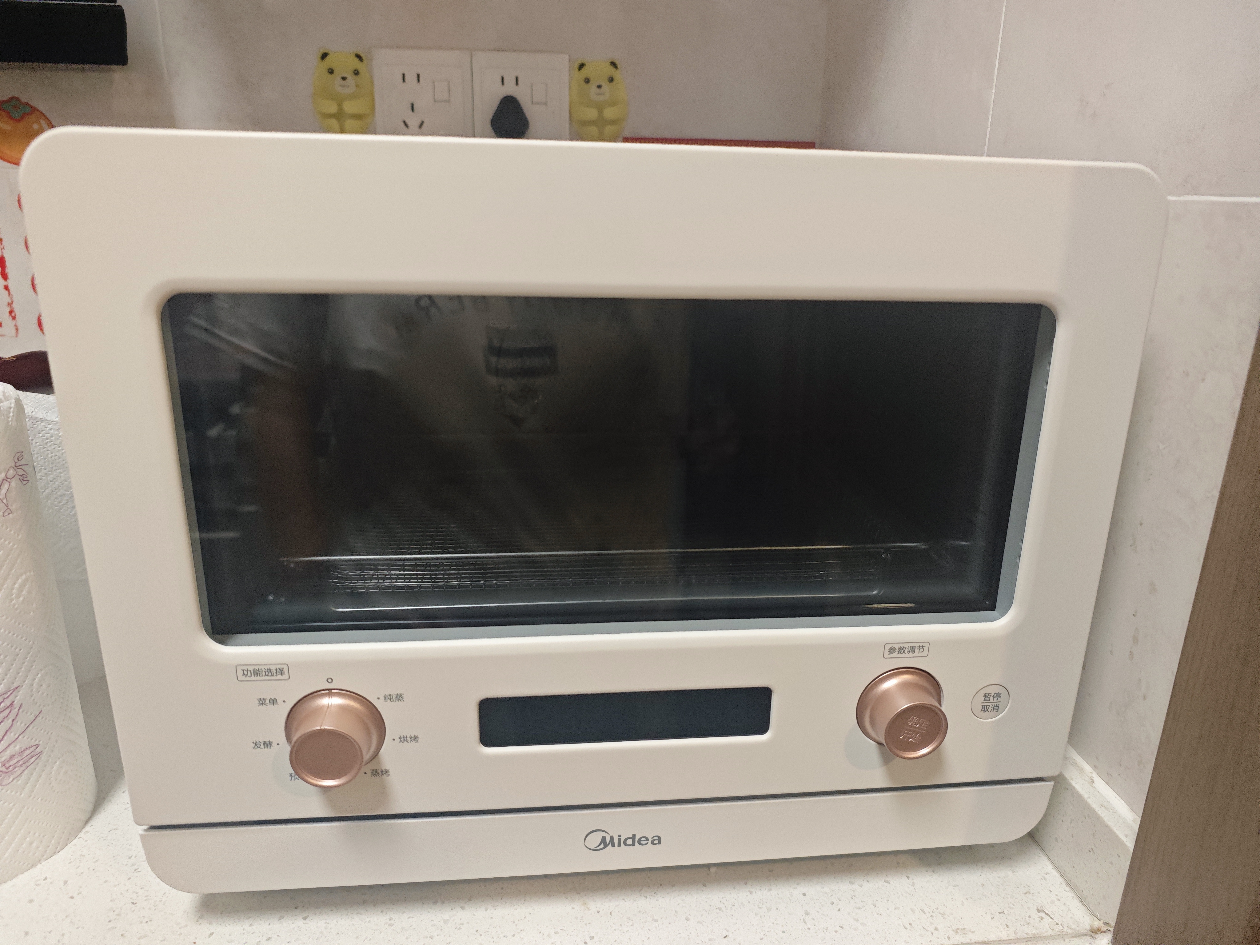 美的（Midea）【全能蒸烤炸】多功能电烤箱家用S10蒸烤炸一体机台式直喷大蒸汽外焦里嫩礼品 20L 实拍图