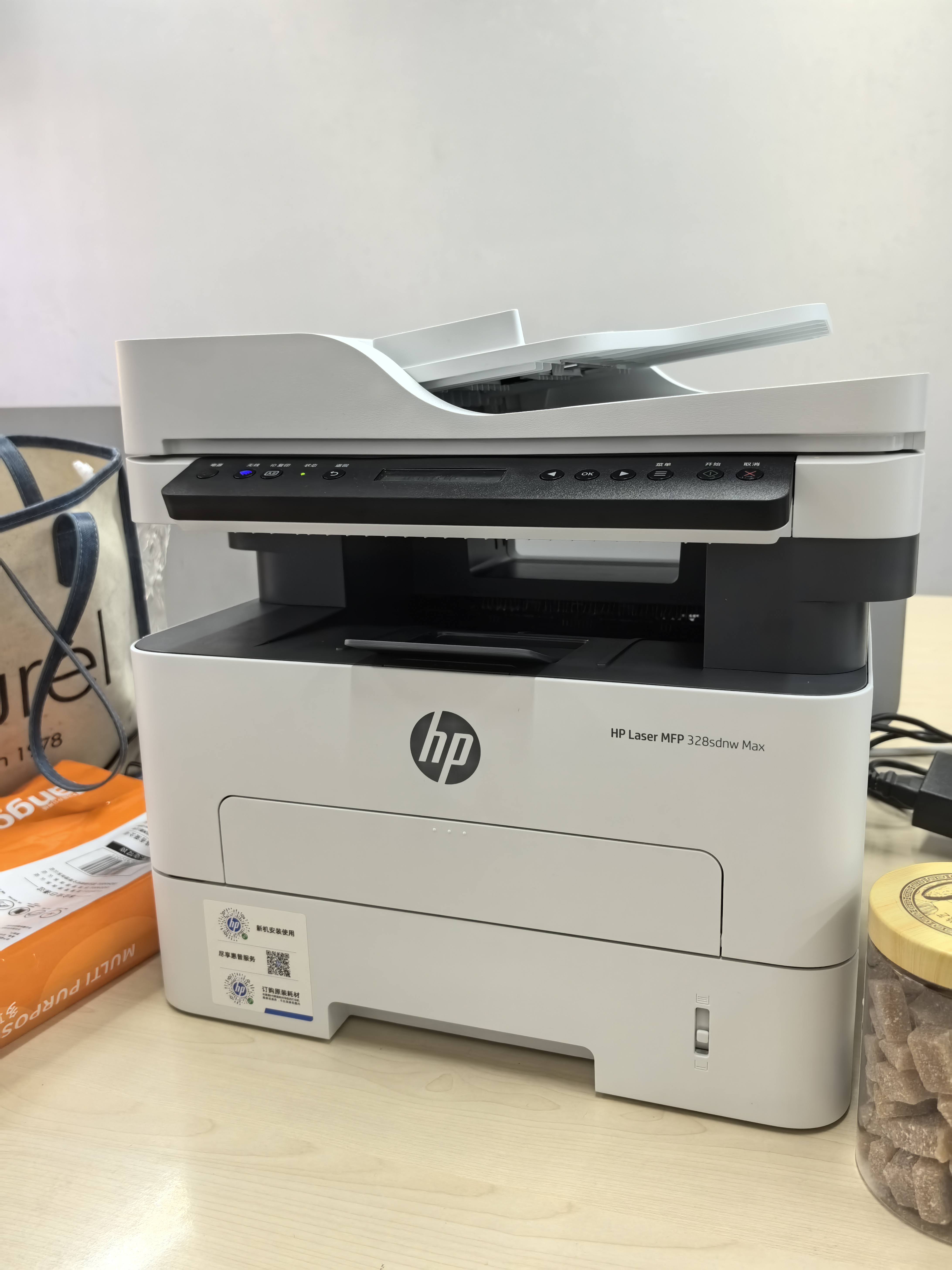 惠普（HP）328sdnw max黑白双面激光打印机无线自动打印  连续复印扫描 大印量办公室打印 高速打印 一年上门 实拍图