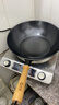 中福陆川铁锅炒菜锅家用无涂层氮化窒化广西生铁铸铁锅炒锅燃气已开锅 圆底 36cm 【无耳+无盖】 实拍图