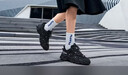 FILA 斐乐官方老爹鞋男女情侣鞋减震跑步鞋运动鞋掠夺者 2 【男款】黑/中灰-BM 42 实拍图