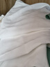罗蒙（ROMON）真丝香云纱阔腿裤女夏季新款直筒裤高腰显瘦宽松桑蚕丝九分休闲裤 白色 抗皱免烫- 3XL 145-165 实拍图