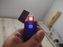 充电打火机防风电子点烟器钨丝usb智能感应点烟器打火机 黑色（两款混发） 实拍图