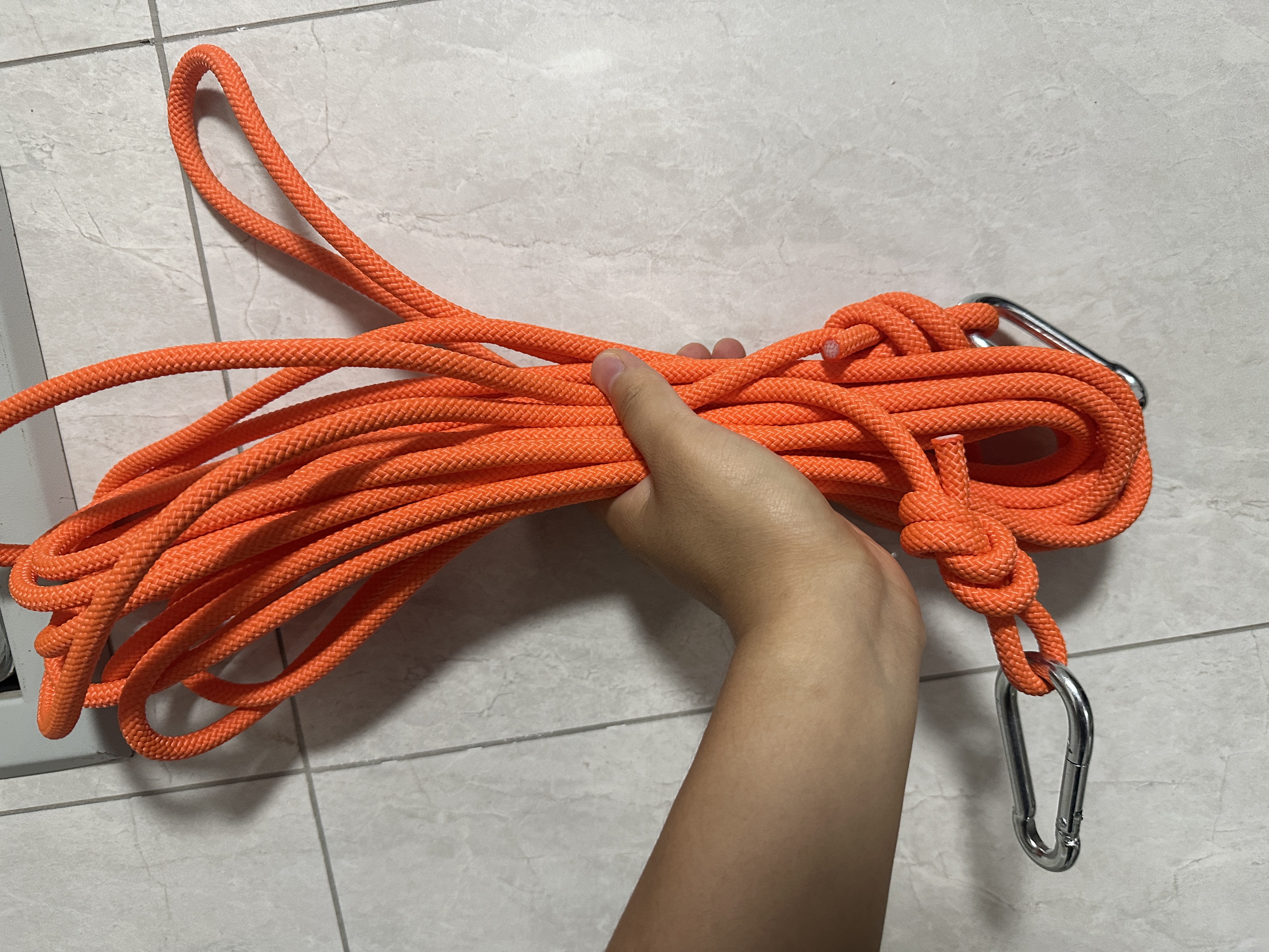 坎乐户外加粗晾衣绳室外晒被子神器防滑防风旅行车载天台挂衣服攀岩绳 实拍图