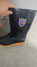 乐优佰易 雨鞋黑色雨靴中筒41码 防水鞋胶鞋户外雨天耐磨不易滑 实拍图