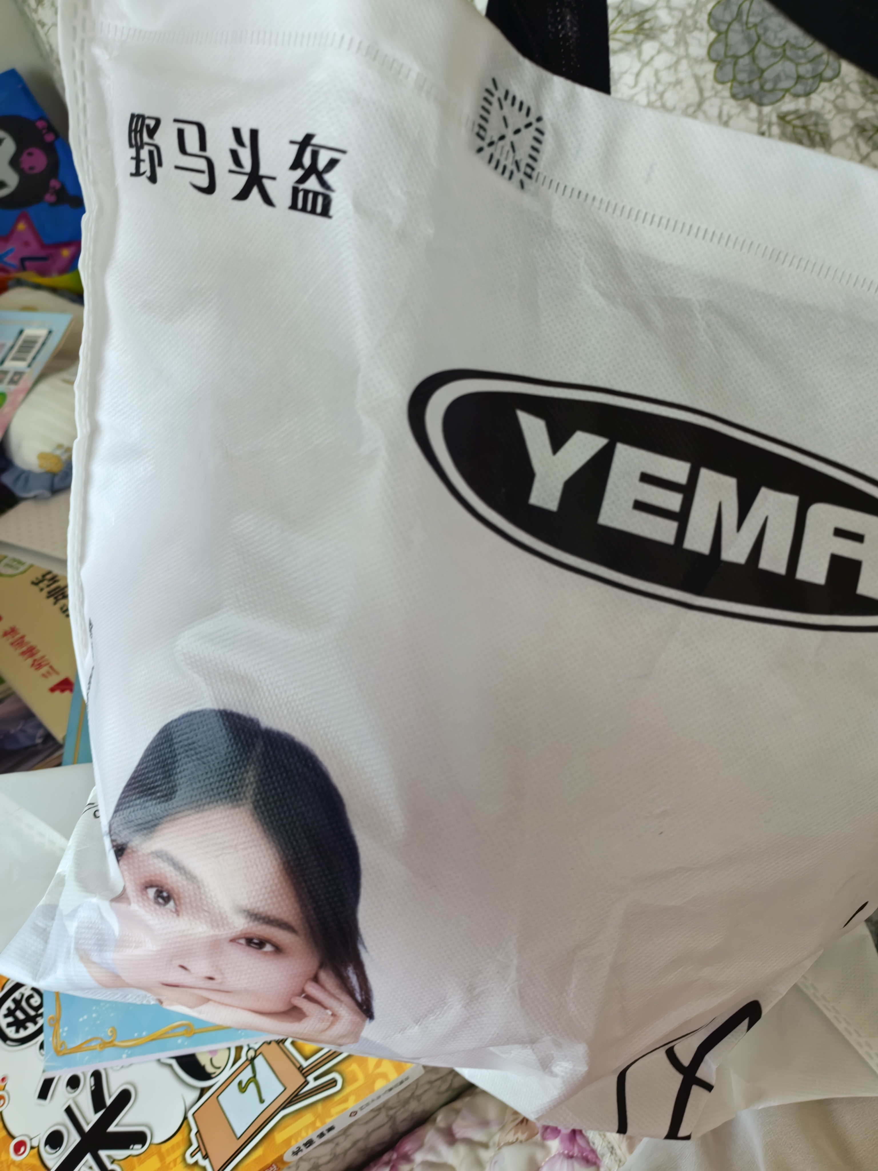 野马（YEMA）3C认证359S电动摩托车头盔男女夏季轻便式半盔电瓶车安全帽 四季通用 樱桃粉配透明长镜 实拍图