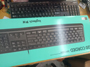 罗技（Logitech）MK120 键鼠套装 有线键鼠套装 办公键鼠套装 电脑键盘 USB即插即用 全尺寸 黑色 实拍图