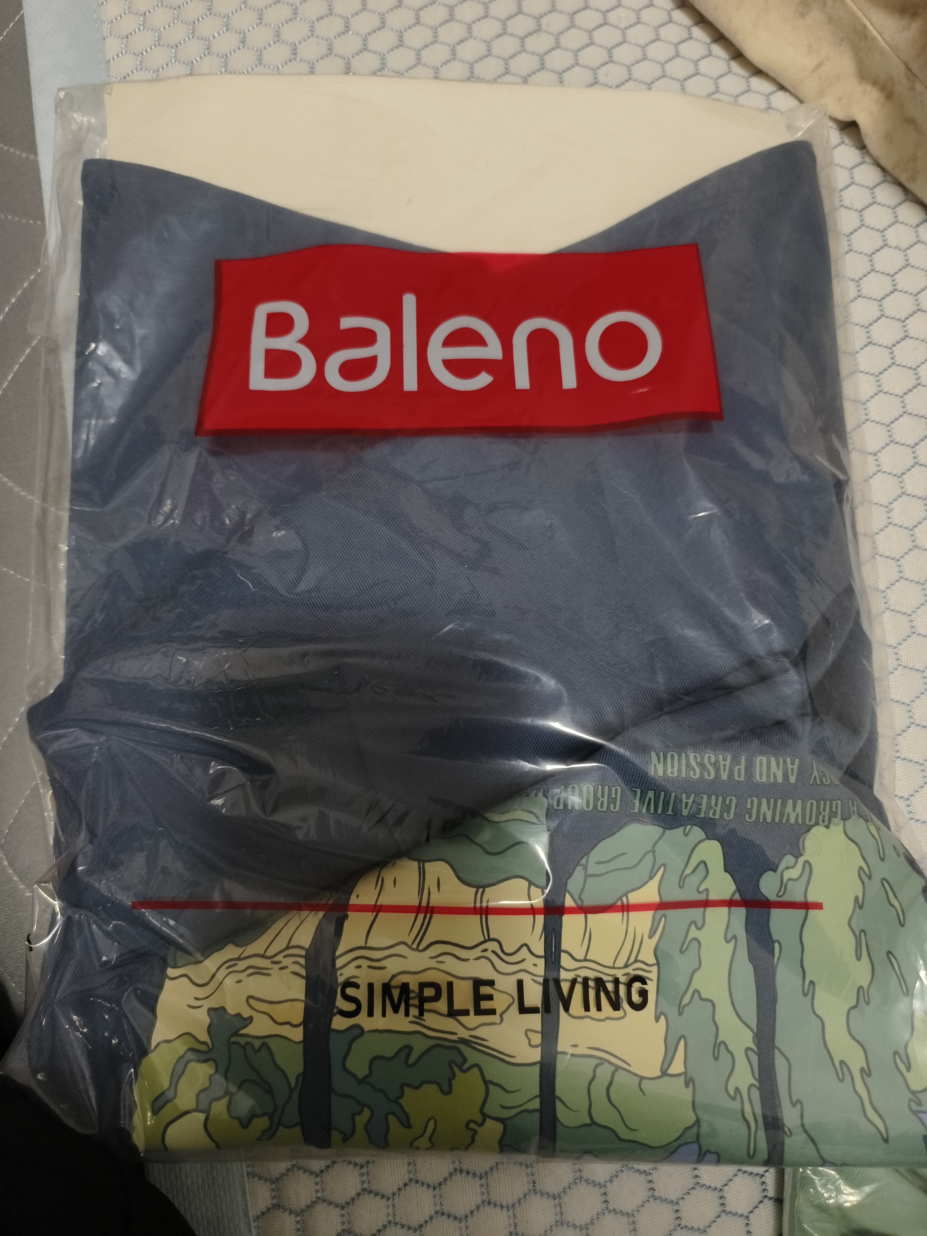 班尼路（Baleno）纯棉短袖男夏季潮流复古油画风青少年个性百搭上衣宽松重磅t恤男 实拍图