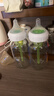 布朗博士玻璃奶瓶 0-3月新生婴儿防胀气防呛 宽口径奶瓶270ml 双兔 实拍图