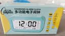 康巴丝（Compas）电子闹钟夜光智能语音报时起床神器闹铃强力叫醒儿童学生床头钟开学必备 2139 白色 儿童节礼物 实拍图
