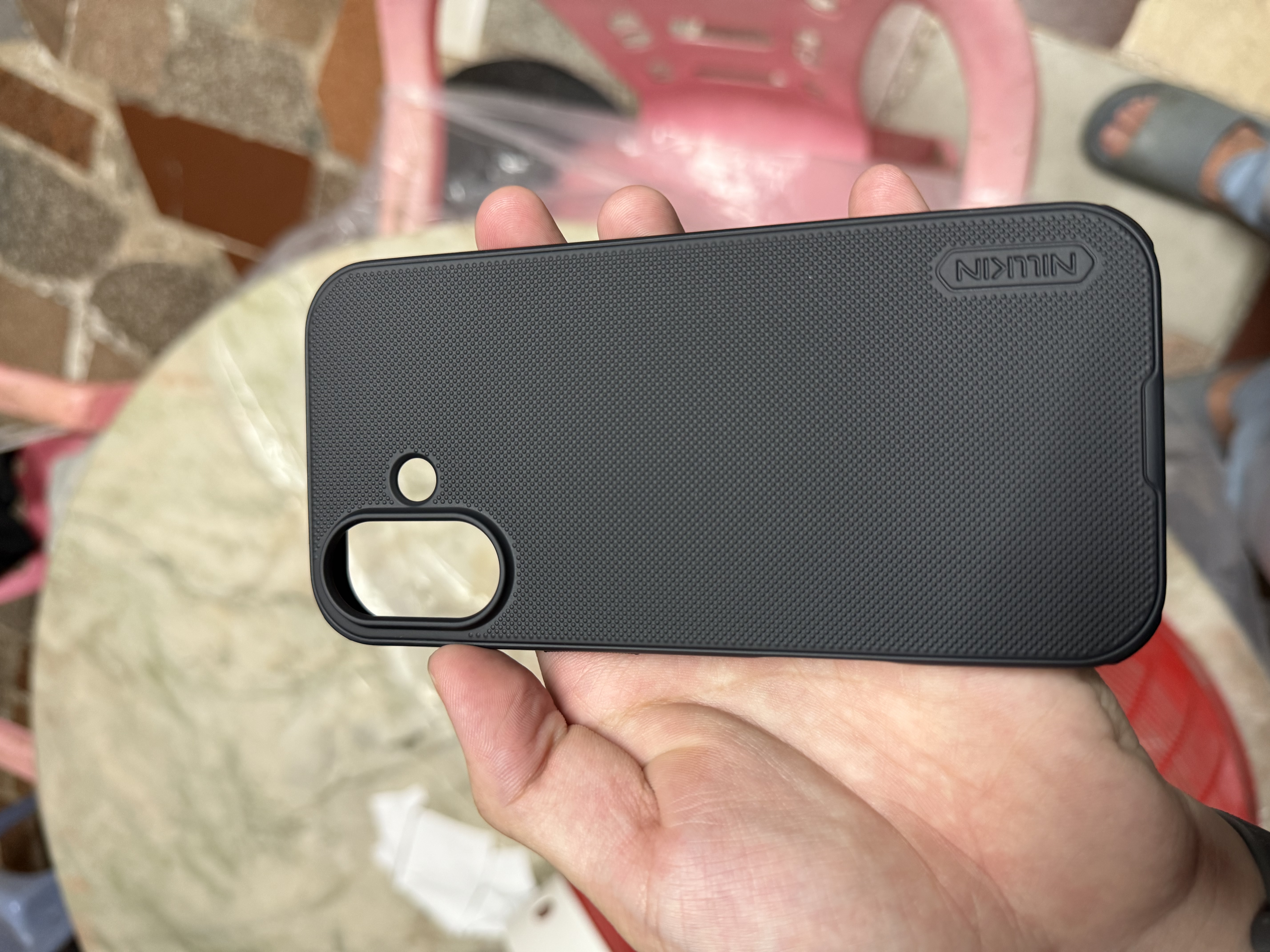 耐尔金 适用iPhone17手机壳磁吸苹果17手机壳全包防摔磨砂防滑保护套镜头加高轻薄简约商务 护盾Pro黑色 实拍图