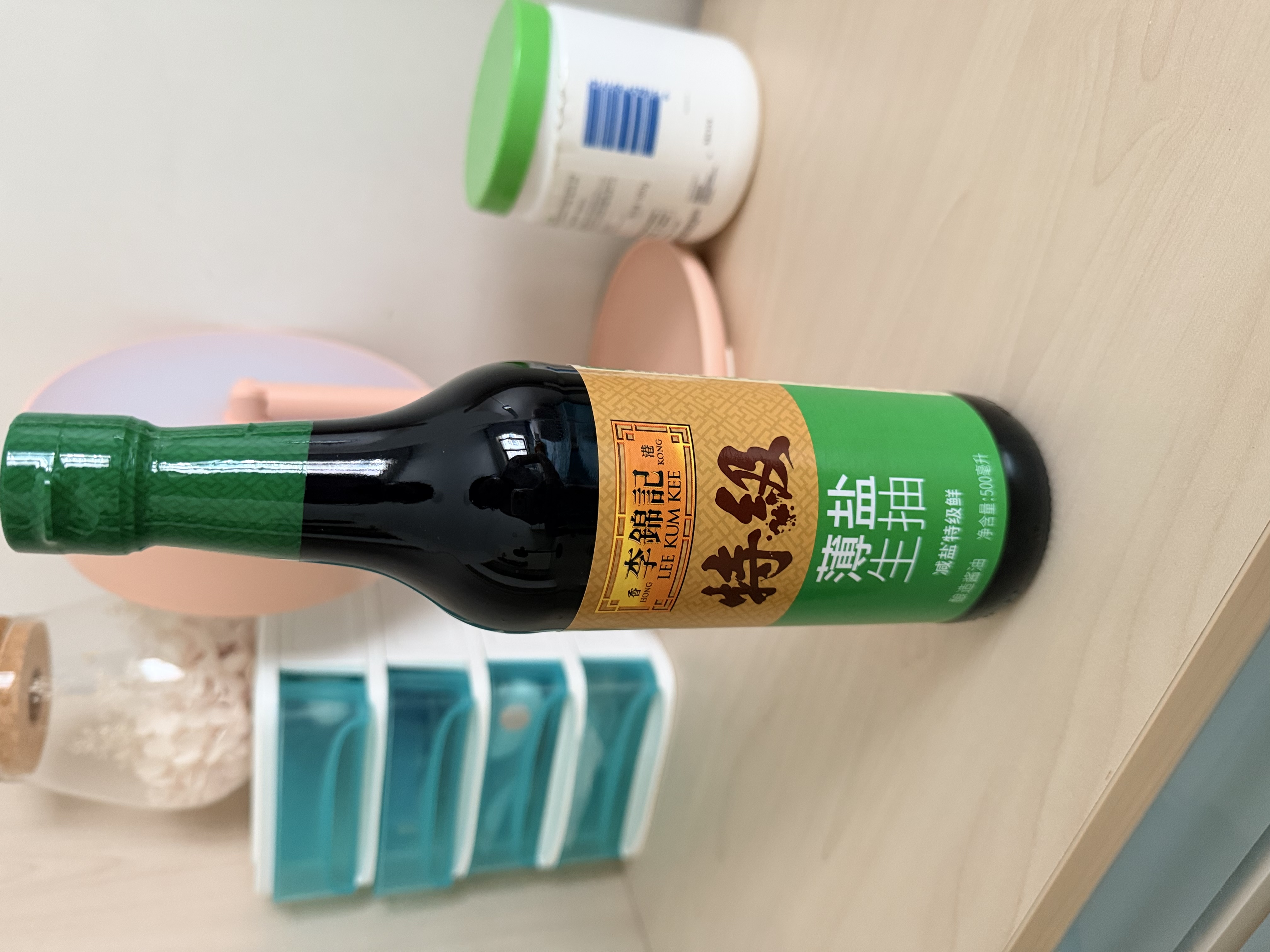 李锦记 特级薄盐生抽500ml 健康薄盐 美味更安心 减盐特级鲜 酱油 生抽 实拍图