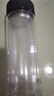 明霞玻璃杯双层大容量水杯便携车载男女商务茶水分离泡茶杯子550ml黑 实拍图