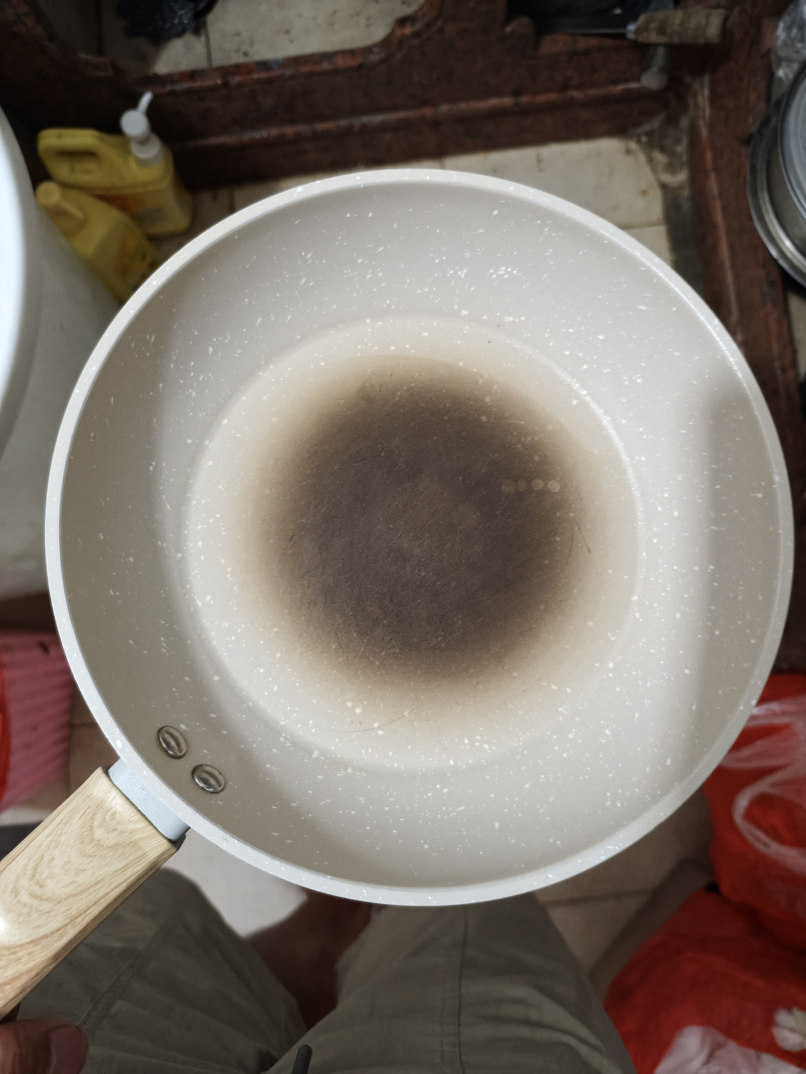 美的（Midea）有钛平底锅不粘锅24cm煎锅炒锅煎蛋煎牛排煎饼锅磁炉通用无盖 实拍图