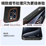 暴走适用苹果15promax手机壳 iphone15promax保护套 磁吸柔砂肤感透色轻薄简约撞色硬壳保护壳 柔雾白 实拍图