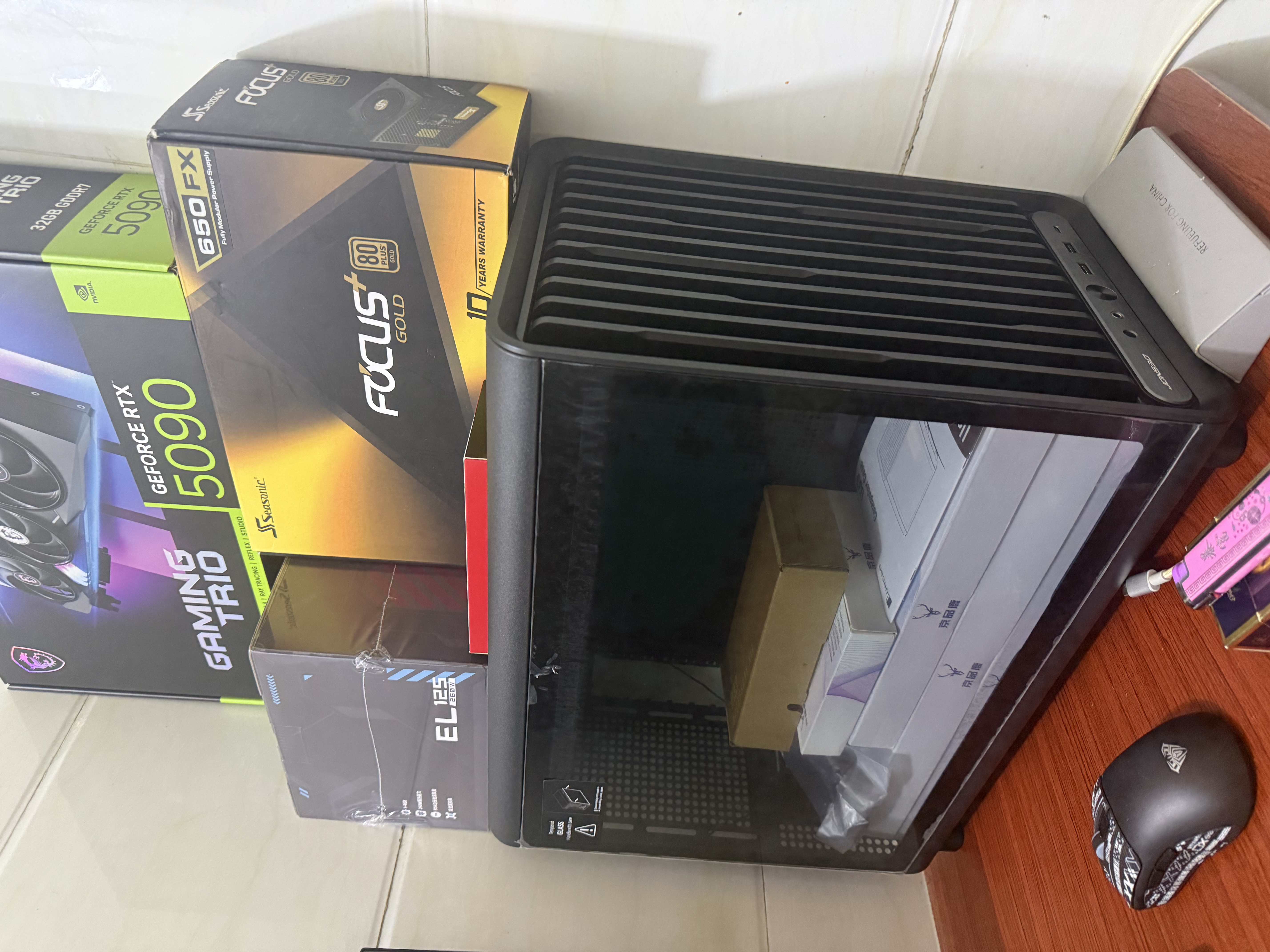 京品鹿星辰Max 360连体风扇 黑色反叶 水冷12CM机箱风扇ARGB神光同步台式电脑散热联体积木风扇 实拍图