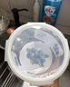 龙士达食品级饭盒微波炉专用可加热密封保鲜盒便当碗上班族带饭  1.2Lx2 实拍图